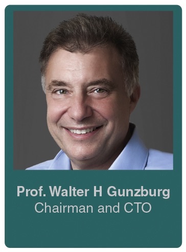 Prof. Walter H. G&uuml;nzburg, Ph.D. is the Chairman and a founder. He is also the Professor of Virology at the University of Veterinary Medicine, Vienna, Austria and formerly an Adjunct Professor at the National University of Singapore and director of the Christian Doppler Laboratory for Gene Therapeutic Vector Development in Vienna. He has also served as a member of German Federal Medical Association Ethics Committee for Gene Therapy.